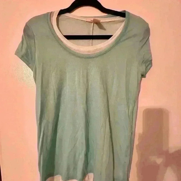 DKNY T-SHIRT Layered Look women S - Picture 4 of 5